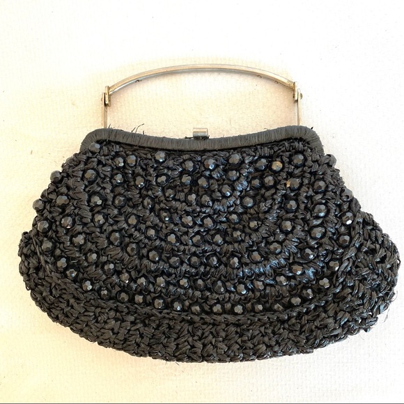 Marcus Brothers Vintage Hand Bag With Beads - Picture 3 of 8